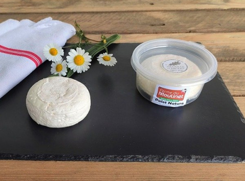 Ferme du Moulinet - Palet fromage frais Nature*120g - Lait Entier HVE - Médaille d'Argent au CGA 2023