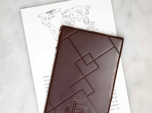 Barre Clandestine - Tablette de chocolat noir lacté bean to bar - Kilombero & crème de cajou - 60g