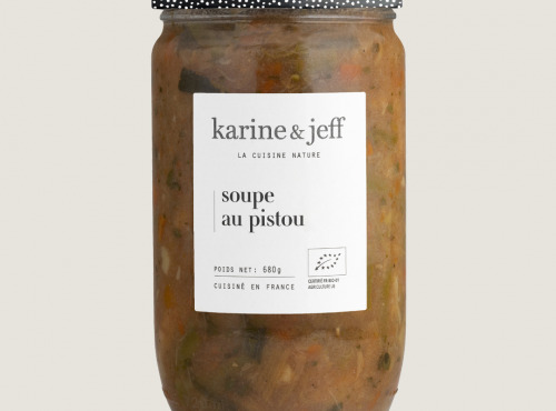 Karine & Jeff - Soupe au pistou - Haricots blancs et légumes 6x72cl