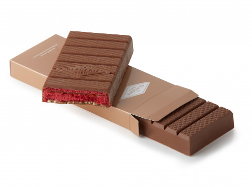 La Glacerie par David Wesmaël - Meilleur Ouvrier de France - Tablette Glacée Chocolat au Lait, Framboise & Passion