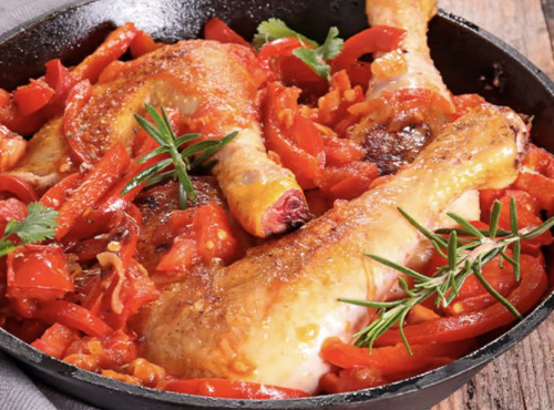 L'OLIVERAIE DU COUDON - [Précommande] POULET À LA BASQUAISE 1KG POUR 2 PERSONNES