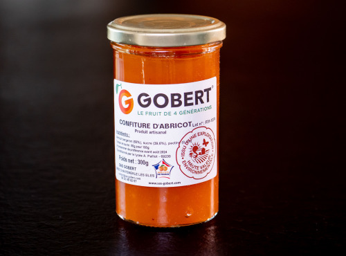 Gobert, l'abricot de 4 générations - Confiture d'abricot caramélisée 300g
