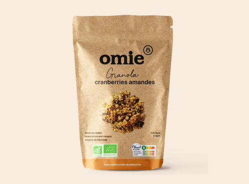 Omie - Granola cranberries amandes 330 g - 330 g