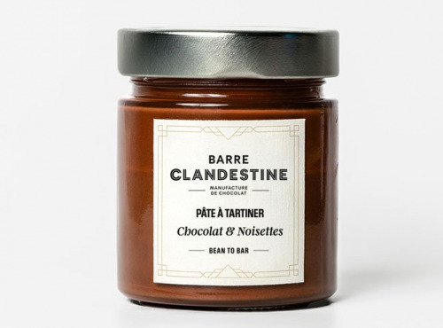 Barre Clandestine - Pâte à tartiner chocolat et noisette