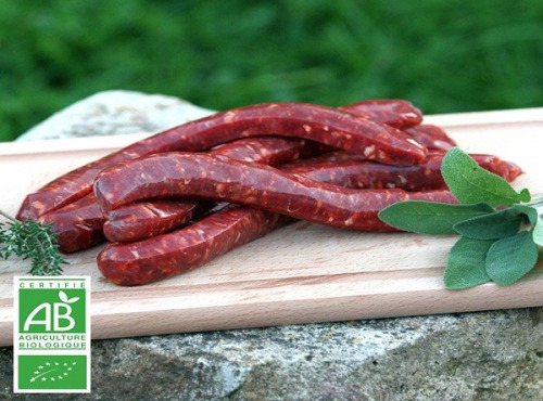 Ferme Bichet - Merguez de bœuf BIO x6