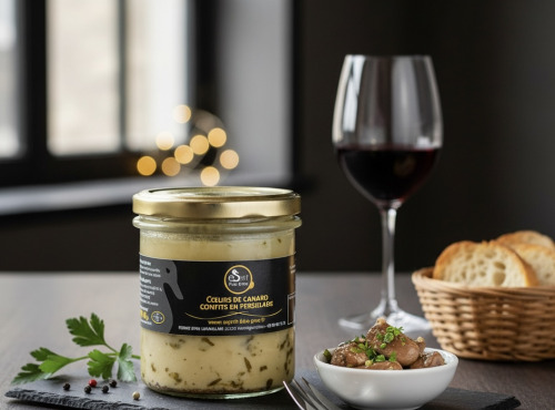 Esprit Foie Gras - Coeurs de canard confits en Persillade – 210 g
