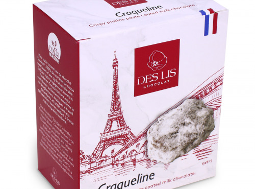 Des Lis Chocolat - Craqueline, Étui cube 150g