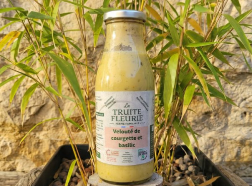 La Truite Fleurie - Velouté de courgette au basilic