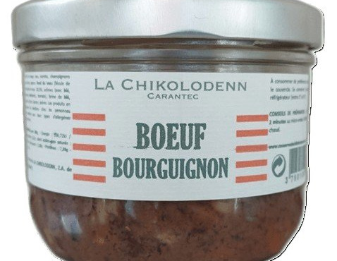 La Chikolodenn - Boeuf bourguignon indoviduel, prêt à réchauffer