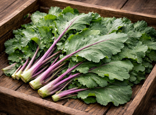 Nature et Saveurs - Ferme Aquaponique et Permacole Astérienne - Feuilles de chou-rave – fraîches, non traitées, polyvalentes