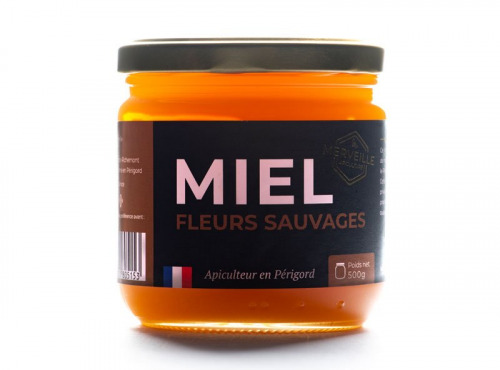 Merveille Apiculture - Miel Fleurs Sauvages Du Périgord x 6