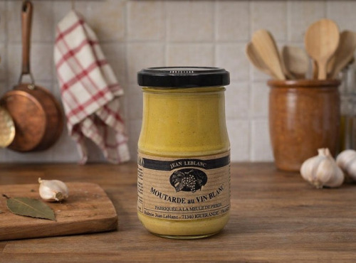 La Maison du Charolais - Moutarde au vin blanc Leblanc 210g