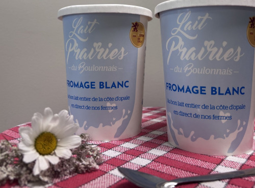 Lait Prairies du Boulonnais - 2 Fromage blanc - 500g