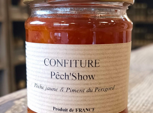 Piments et Moutardes du Périgord - Confiture Pêch'Show 200g
