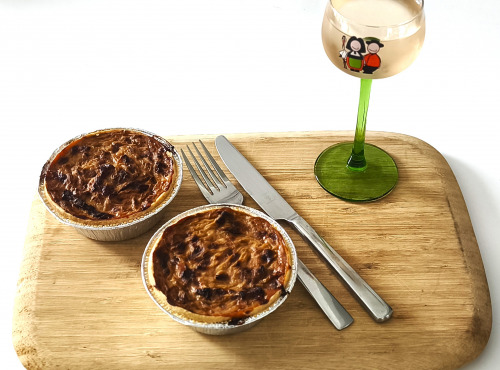 Traiteur Gourmet d'Alsace - Tartes à l'oignons individuelles 4 pièces 880Gr