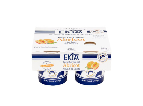 Bastidarra - Ekia - Yaourt Abricot Brassé 4*125 gr
