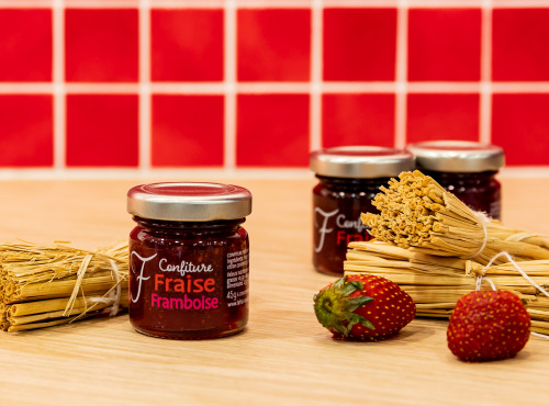 La Fraiseraie - Confiture Fraise-framboise 45g