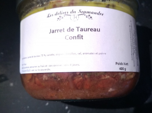 Les Délices du Scamandre - Jarret De Taureau Confit - 400 G