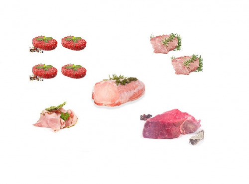 Nature et Régions - Colis Mixte Famille Veau, Porc, Bœuf