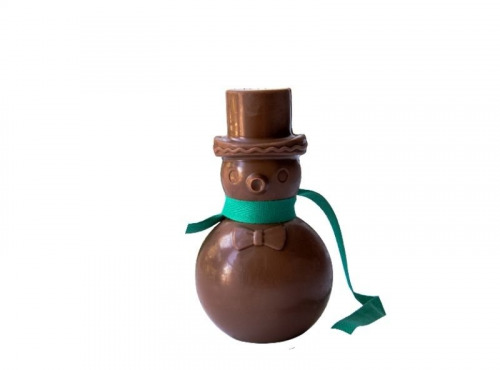 Mon jardin chocolaté - Bonhomme de neige chocolat au lait