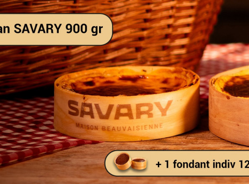 Maison Savary - Flan 900gr + Fondant indiv