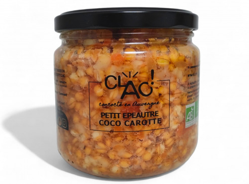 CLAC Conserverie - Petit épeautre coco carotte bio - 400g