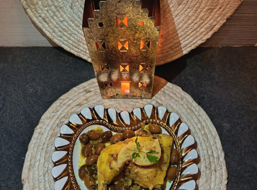 Le Paradis d'Escargot - Tajine poulet au citron confit et olives