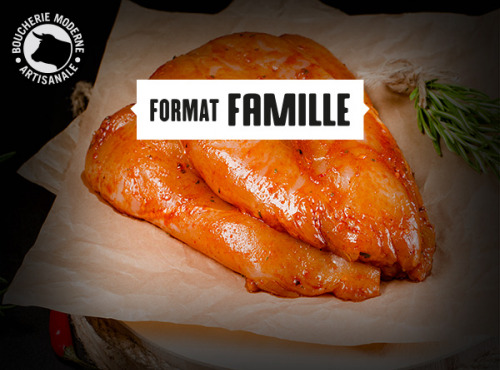 Boucherie Moderne - Filets de poulet Massala (Format Famille) - 2kg