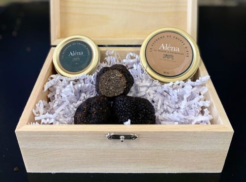 ALENA la Truffe d'Aquitaine - Coffret bois autour de la truffe Aléna
