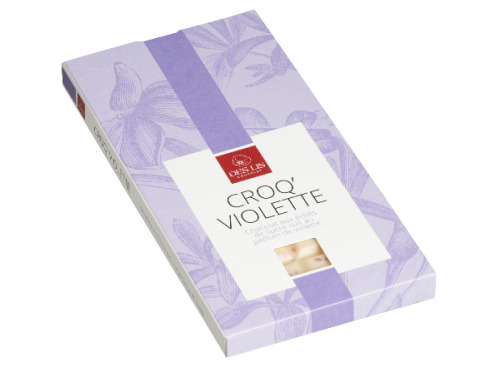 Des Lis Chocolat - Croq'violette, 100g