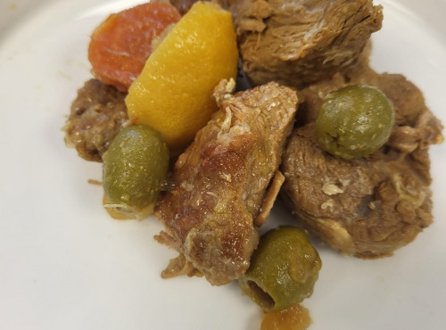 Melsat - Yannick Delpech - Sauté de veau aux citrons confits