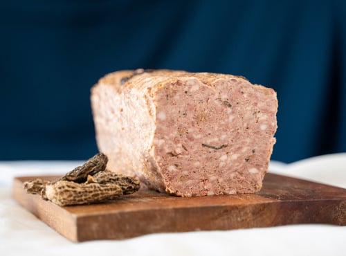 Nemrod - Terrine fraîche de cerf aux morilles (1,5KG / Pièce)