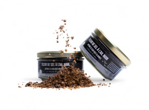 Club Papillon par Sauces Papillon - Ail noir des Claires - Fleur de sel à l'ail noir