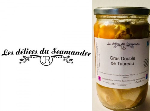 Les Délices du Scamandre - Lot De 3 Pots De Gras Double (tripes De Taureau) 3x650g