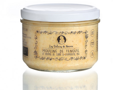 Les délices de Noémie - Petits Pots Bébé 8 Mois: Lot de 6 Mouliné de fenouil et pomme de terre à l'emmental Bio