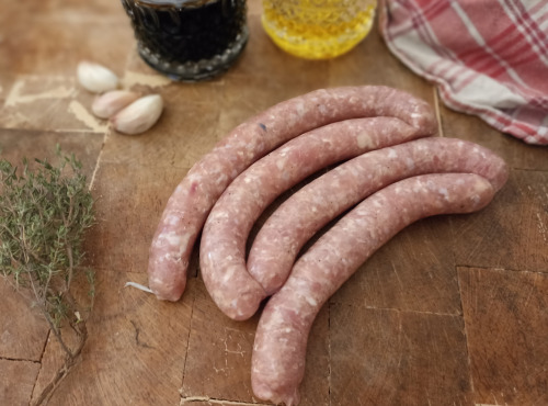 EARL Plumes et Laines - Chipolatas 100% Poulet x1kg