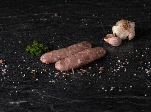 Ferme Bret - Saucisses sous vide - Poche de 2,7KG (30 pièces)