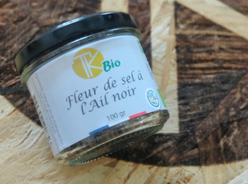 TK Bio - The Kefir et Kombucha Compagnie - Fleur de sel à l'ail noir Bio 100gr