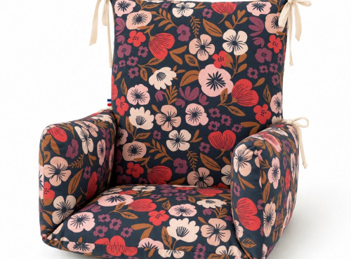Timouny - Coussin de chaise haute universel Floral – Imperméable
