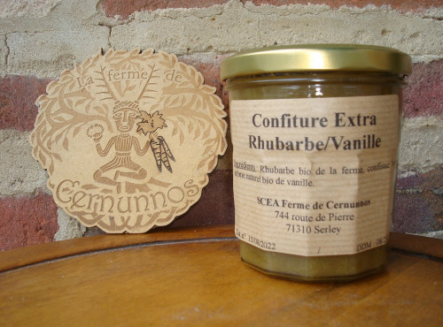 Ferme de Cernunnos - Confiture Extra de rhubarbe - 300g
