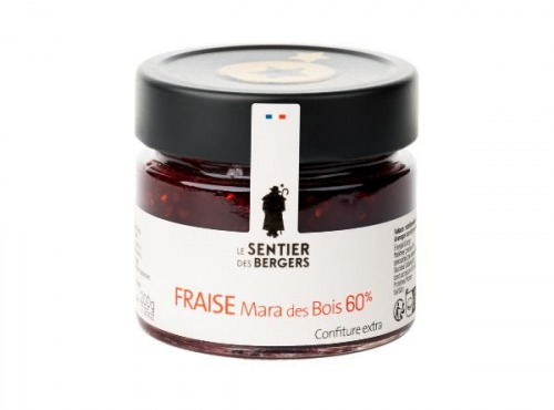 Le sentier des Bergers - Confiture extra de fraises Mara des Bois