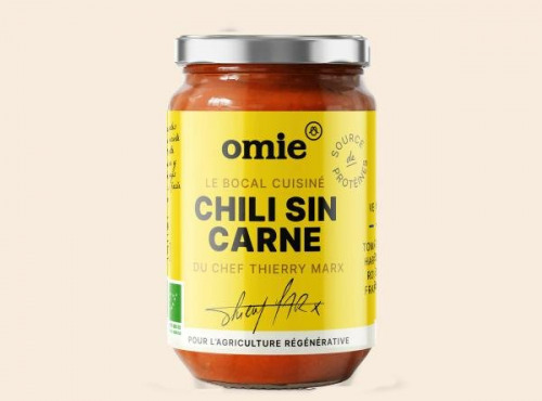 Omie - Chili sin carne bio - tomates et haricots rouges français - 340 g