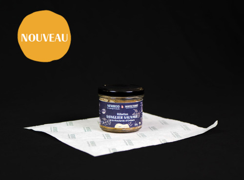 Nemrod - Rillettes de sanglier à la moutarde d'Orléans - 100g