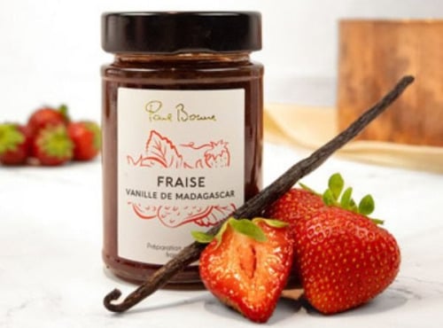 Les Produits Paul Bocuse - Confiture Fraise et Vanille de Madagascar 220g