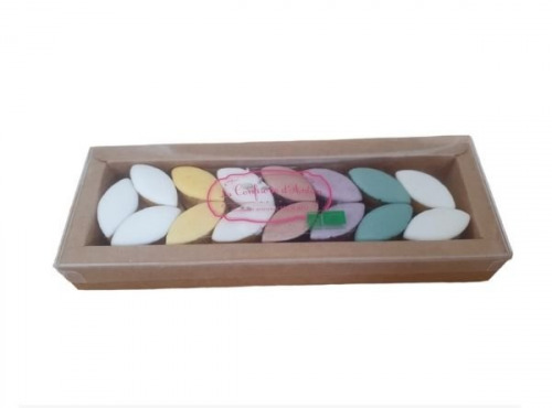 La confiserie d’antan 100% bio - Réglettes Mini calisson assortiments - 195 gr