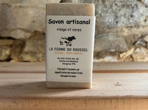 Ferme du Roussel - Savon arisanal au lait de vache bordelaise 100g