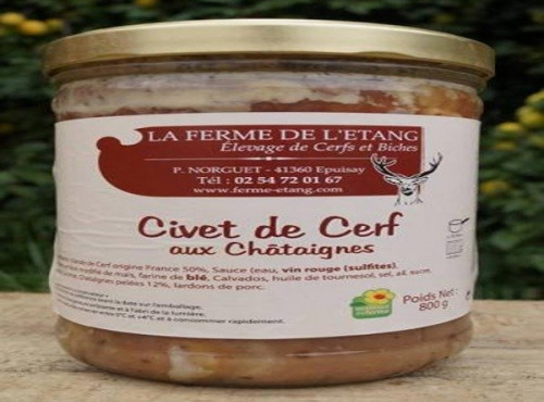 La Ferme de l'Etang - Civet de cerf aux chataîgnes