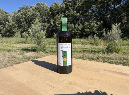 Le Moulin à Olives d’Éguilles - Huile d'Olive Fruité Vert - AOP Provence - Bouteille 500 mL