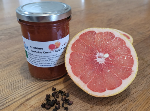 Le Pré de la Rivière - Confiture Pomelos Corse - Baie de Timur