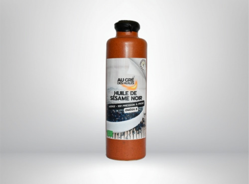 Adal Terra - Huile Vierge Gastronomique de Sésame Noir Bio 200ml